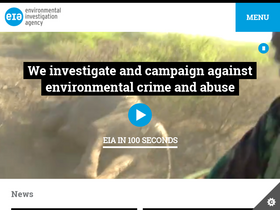 'eia-international.org' screenshot