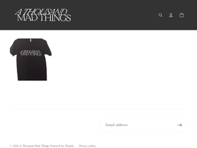 athousandmadthings.com homepage screenshot