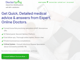 'doctorspring.com' screenshot