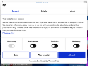 'federdanza.it' screenshot