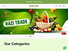 razitrade.com homepage screenshot