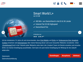 'ortelmobile.de' screenshot