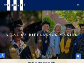 'wingate.edu' screenshot