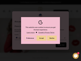 'glitterbels.com' screenshot