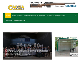 'cacciamagazine.it' screenshot