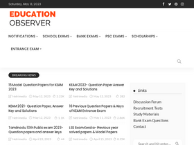 'educationobserver.com' screenshot
