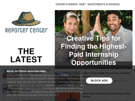 'reportercenter.com' screenshot