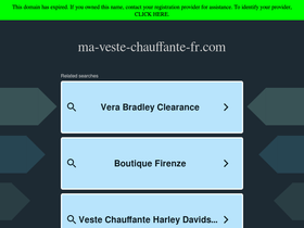 ma-veste-chauffante-fr.com homepage screenshot