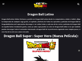 'dragonballlatino.net' screenshot