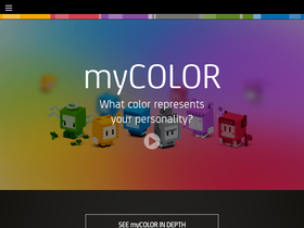 'thecolorofmypersonality.com' screenshot