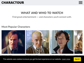 'charactour.com' screenshot