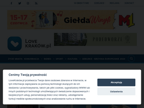 'lovekrakow.pl' screenshot