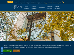 'michener.ca' screenshot