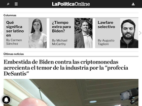 'lapoliticaonline.com' screenshot
