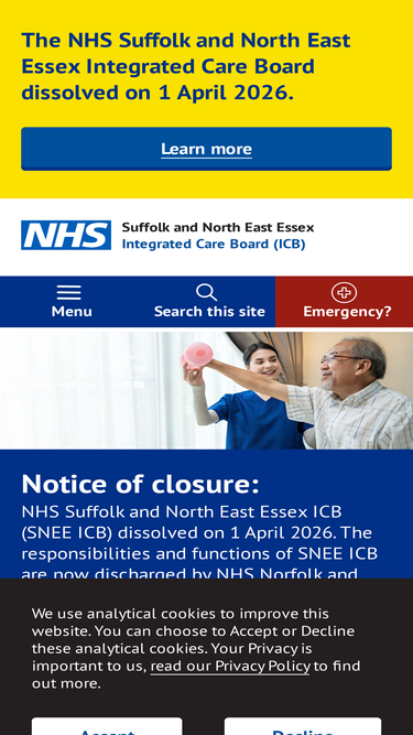 suffolkandnortheastessex.icb.nhs.uk Traffic Analytics, Ranking ...