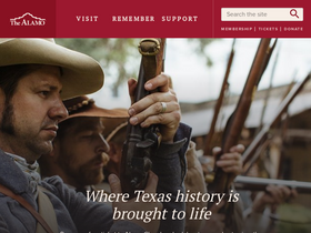 'thealamo.org' screenshot