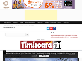 'timisoarastiri.ro' screenshot
