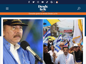 'desdelafe.mx' screenshot