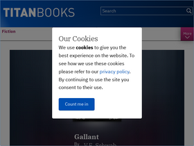 'titanbooks.com' screenshot