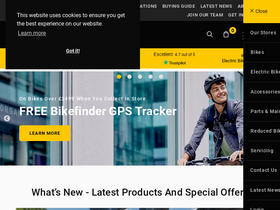 'theelectricbikeshop.co.uk' screenshot