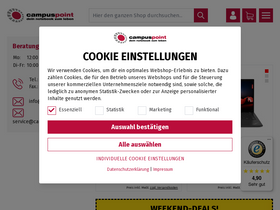 'campuspoint.de' screenshot