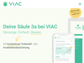 'viac.ch' screenshot