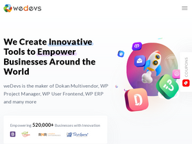 'wedevs.com' screenshot
