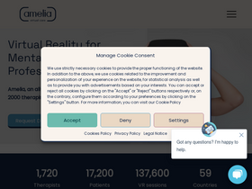 'ameliavirtualcare.com' screenshot