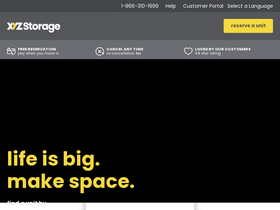 'xyzstorage.com' screenshot