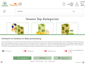 'mate-tee.de' screenshot