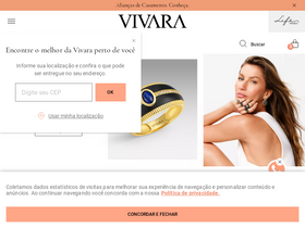 'vivara.com.br' screenshot