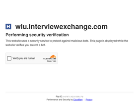 wiu.interviewexchange.com