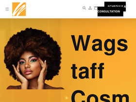 wagstaffcosmetics.com homepage screenshot