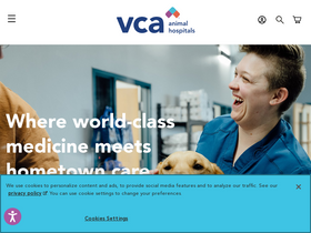 'vcahospitals.com' screenshot