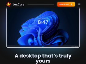 'jaxcore.app' screenshot