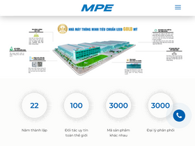 'mpe.com.vn' screenshot