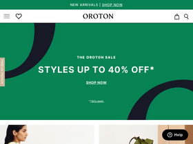 'oroton.com' screenshot