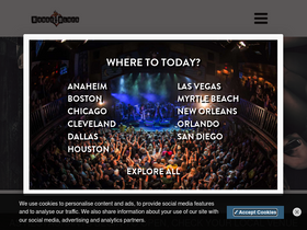 'houseofblues.com' screenshot