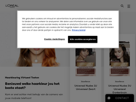 'loreal-paris.nl' screenshot