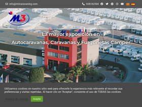 'm3caravaning.com' screenshot