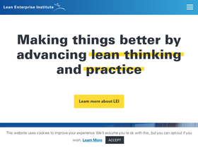 'lean.org' screenshot