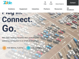 'zubie.com' screenshot