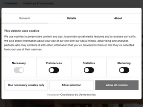 'omron-healthcare.fr' screenshot