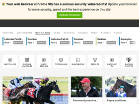 'racing.com' screenshot