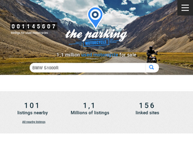 'theparking-motorcycle.eu' screenshot