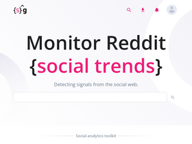 'socialgrep.com' screenshot