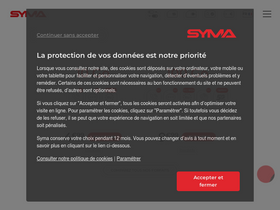 'symamobile.com' screenshot