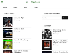 'niggaloaded.com.ng' screenshot