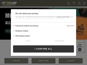 'specshop.pl' screenshot