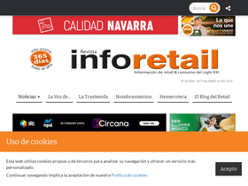 'revistainforetail.com' screenshot